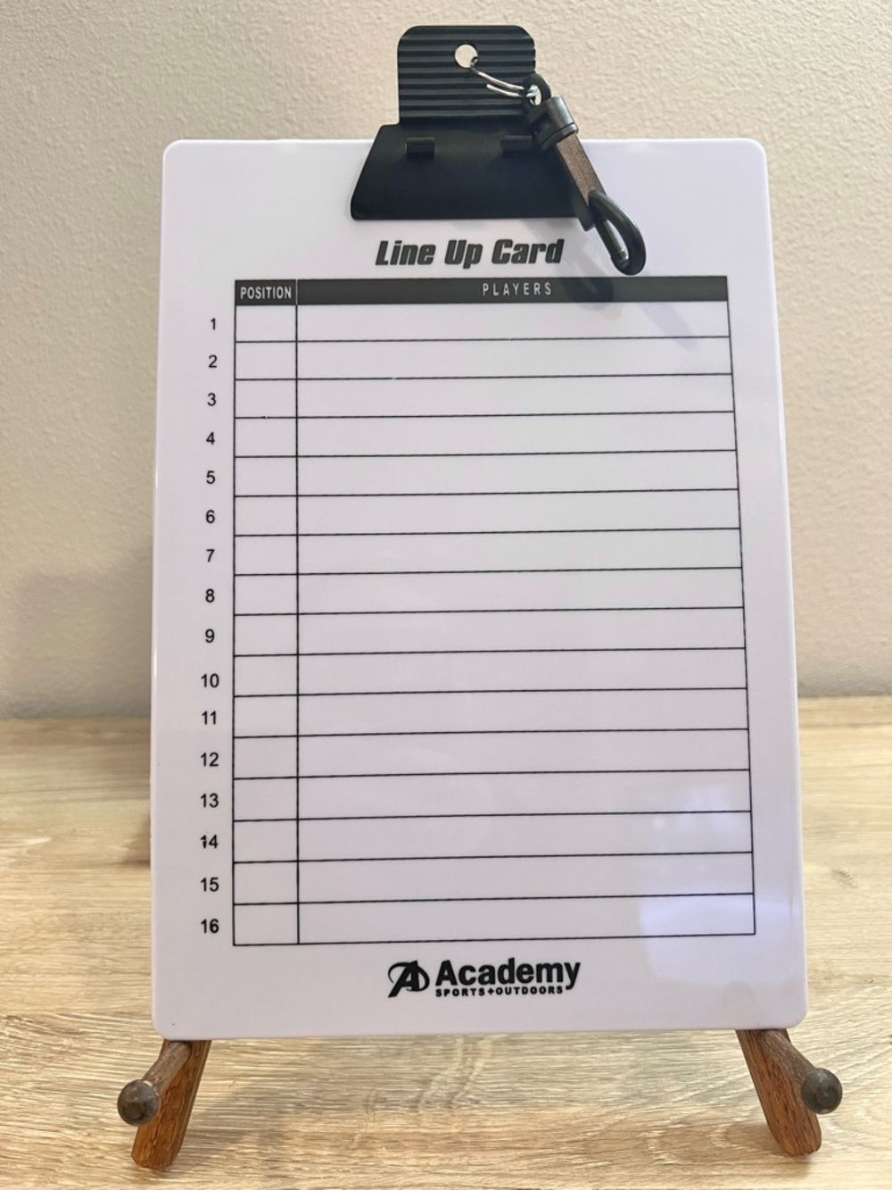 Academy Sports Baseball Softball Line Up Card Clipboard Coaches Dry Erase